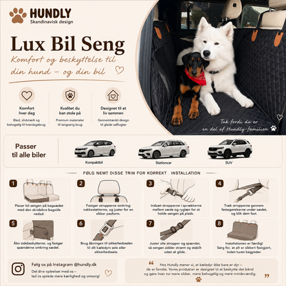 Lux seng til bilen